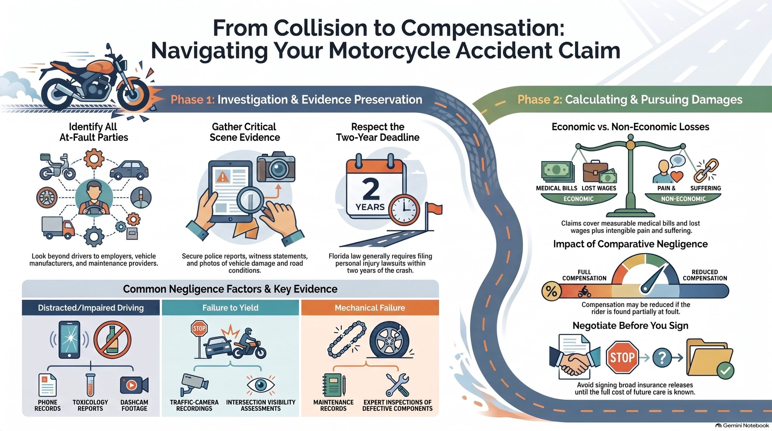 Motorcycle Accident Claim Guide