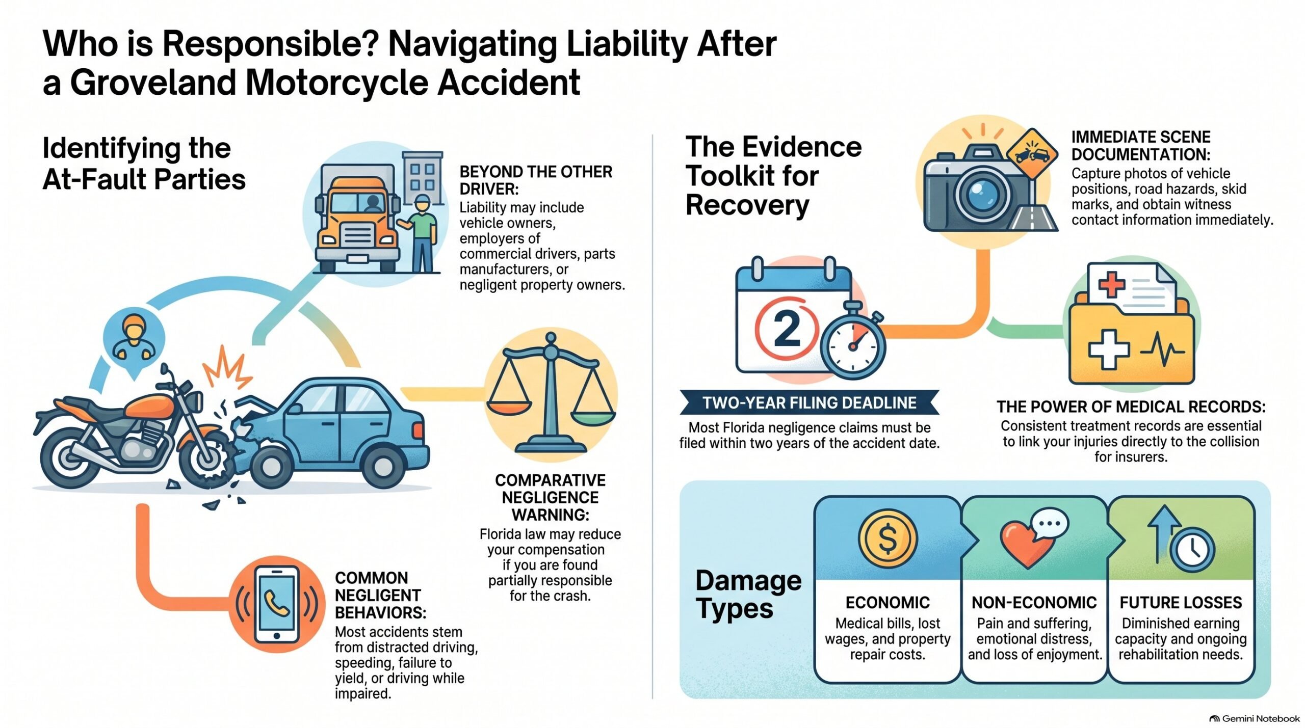 Navigating Motorcycle Accident Liability