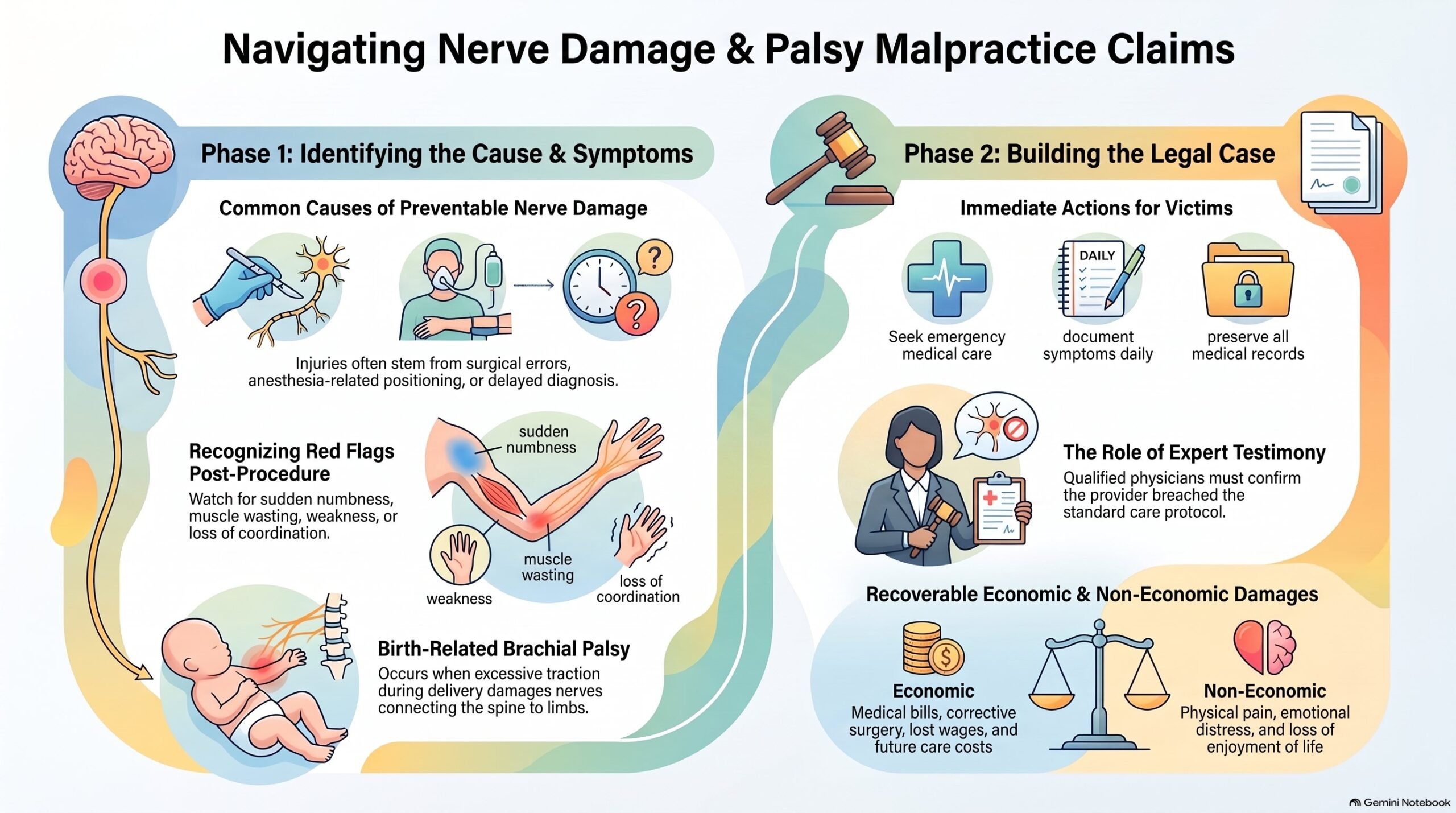Navigating Nerve Damage Malpractice Claims