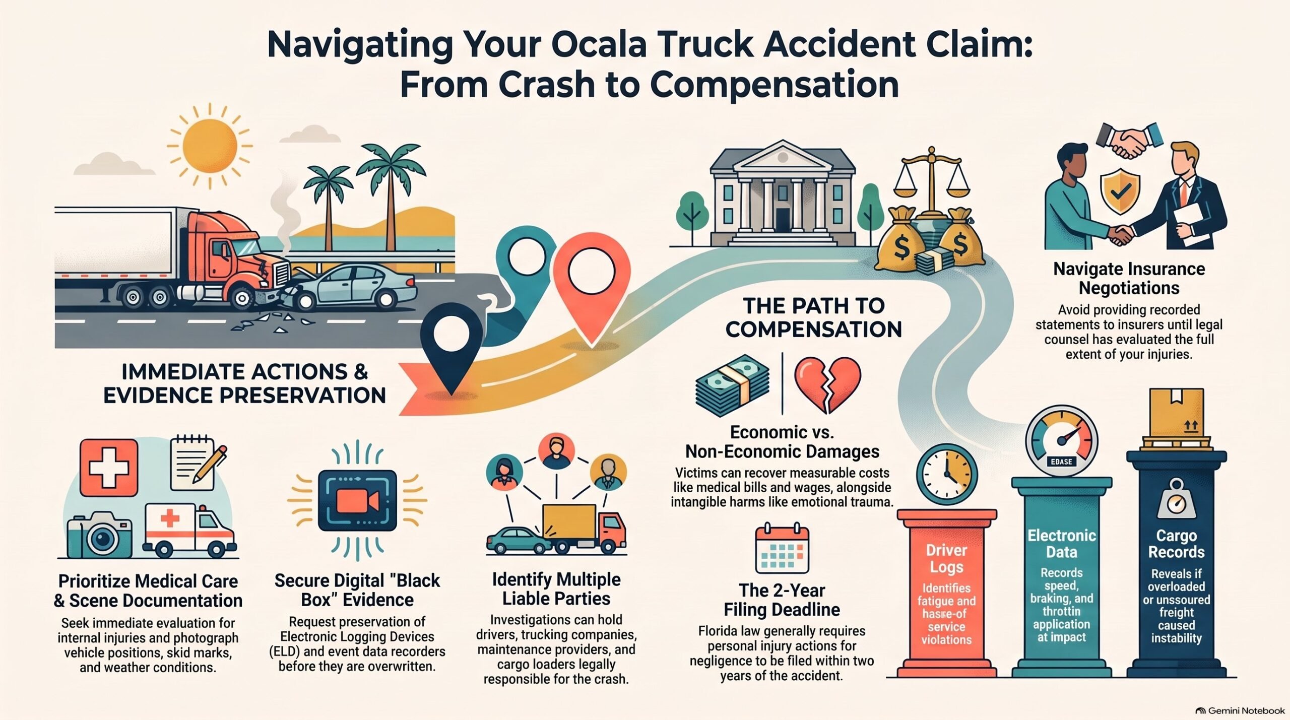 Navigating Ocala Truck Accident Claims
