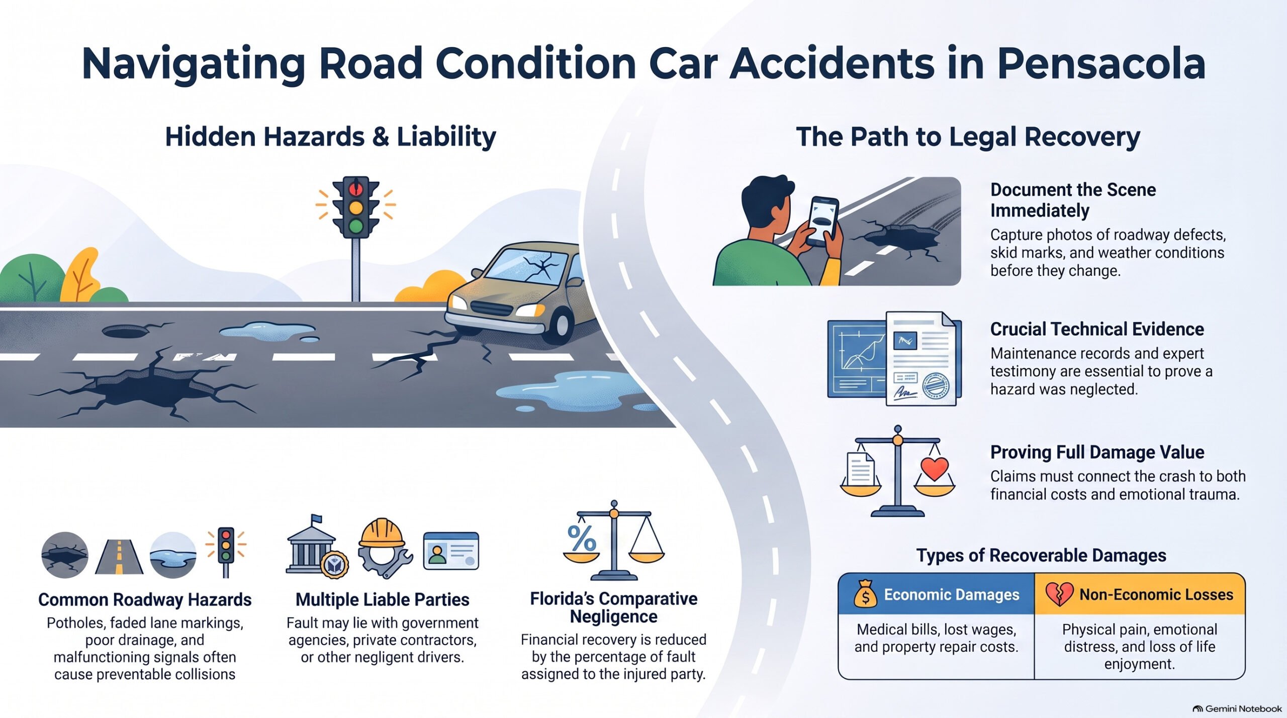 Navigating Road Condition Car Accidents