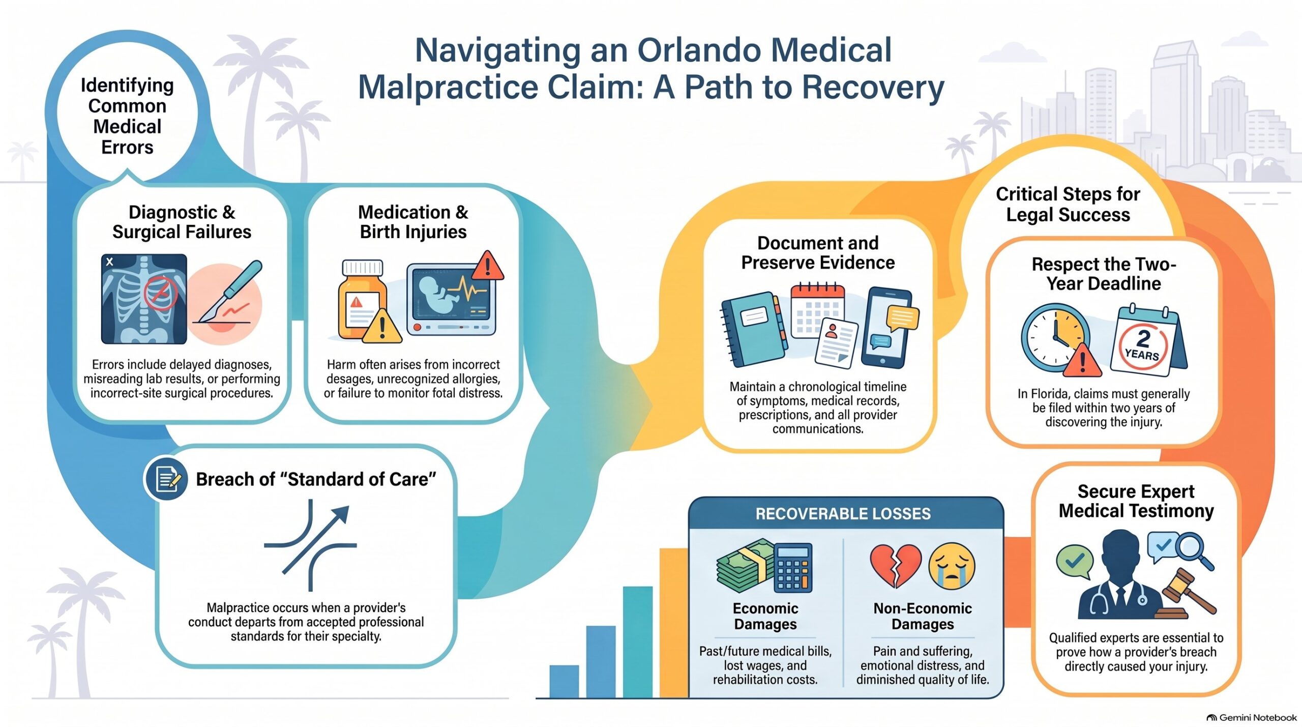 Guía de Reclamación por Mala Práctica Médica en Orlando