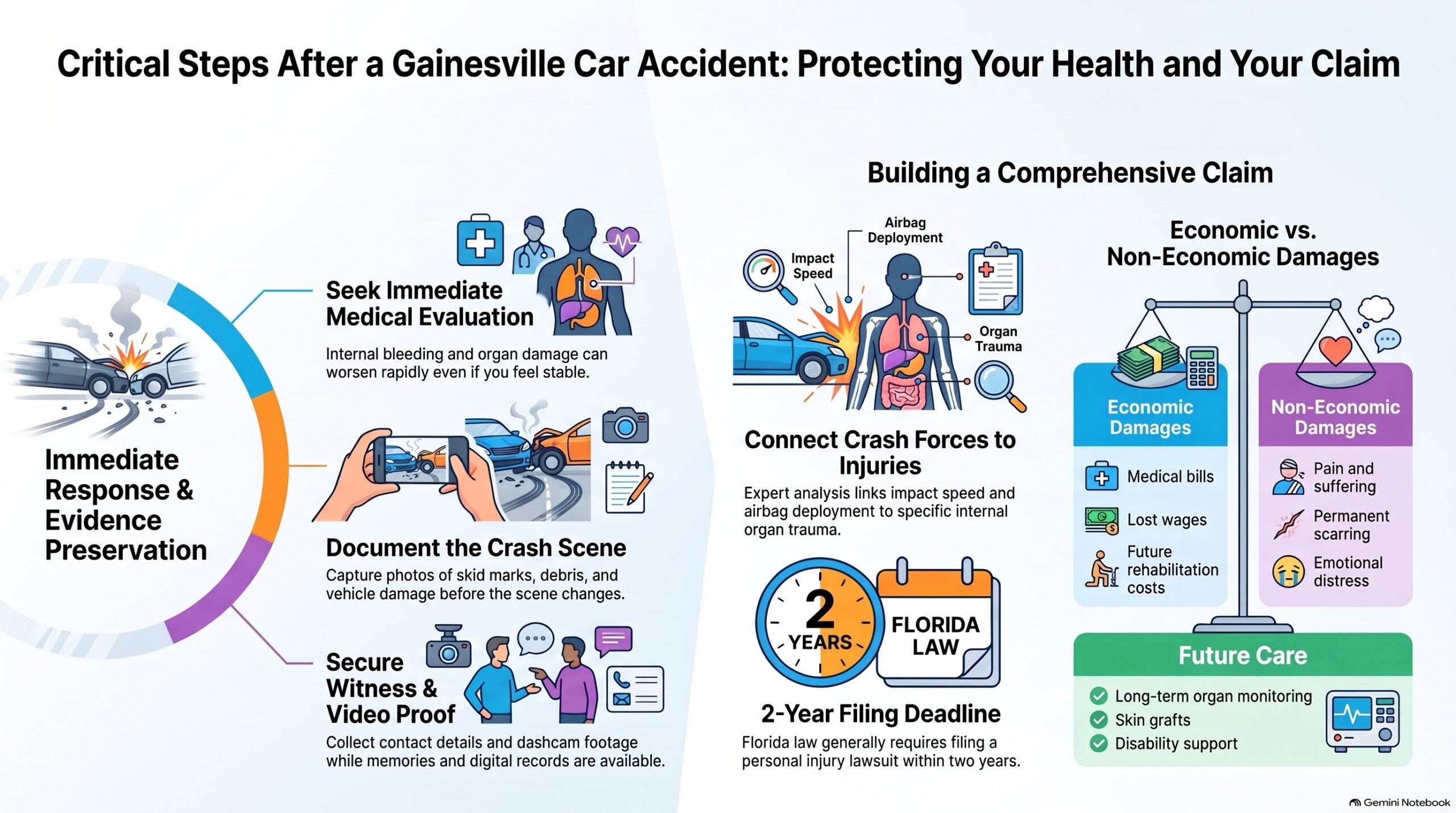 Guía de Salud y Reclamación Post-Accidente