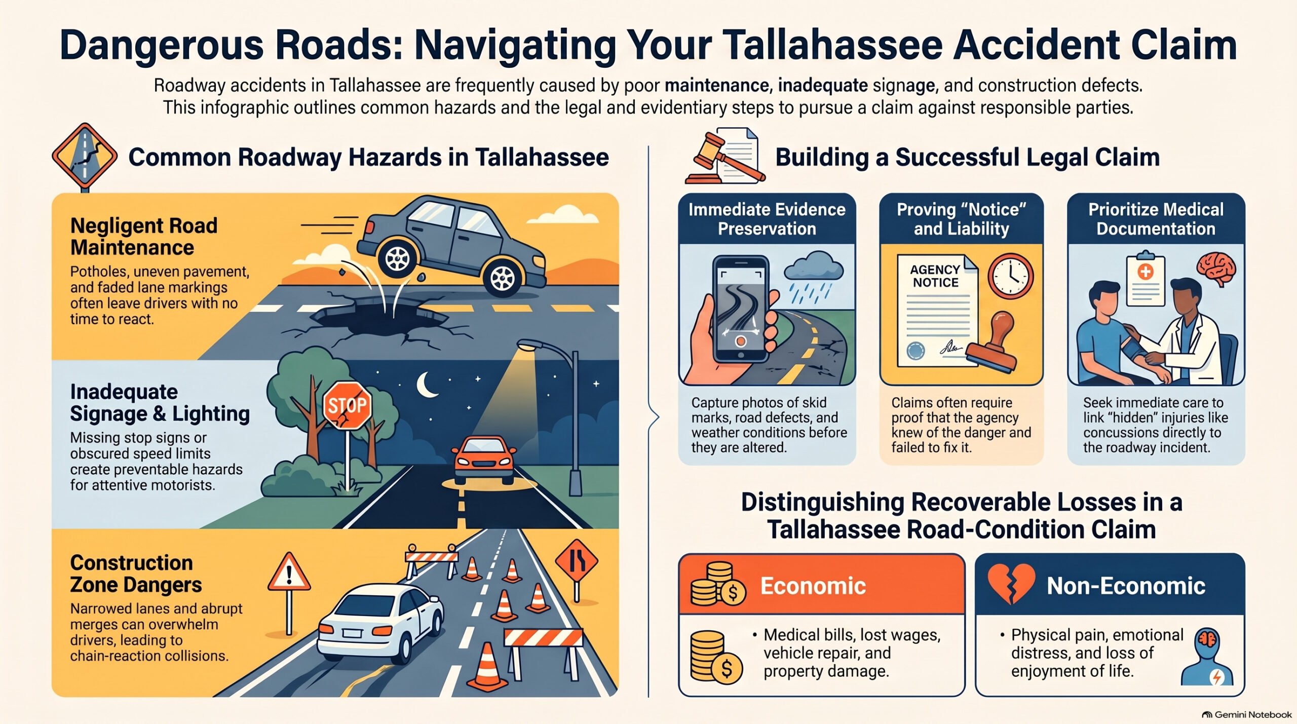 Tallahassee Accident Claim Infographic