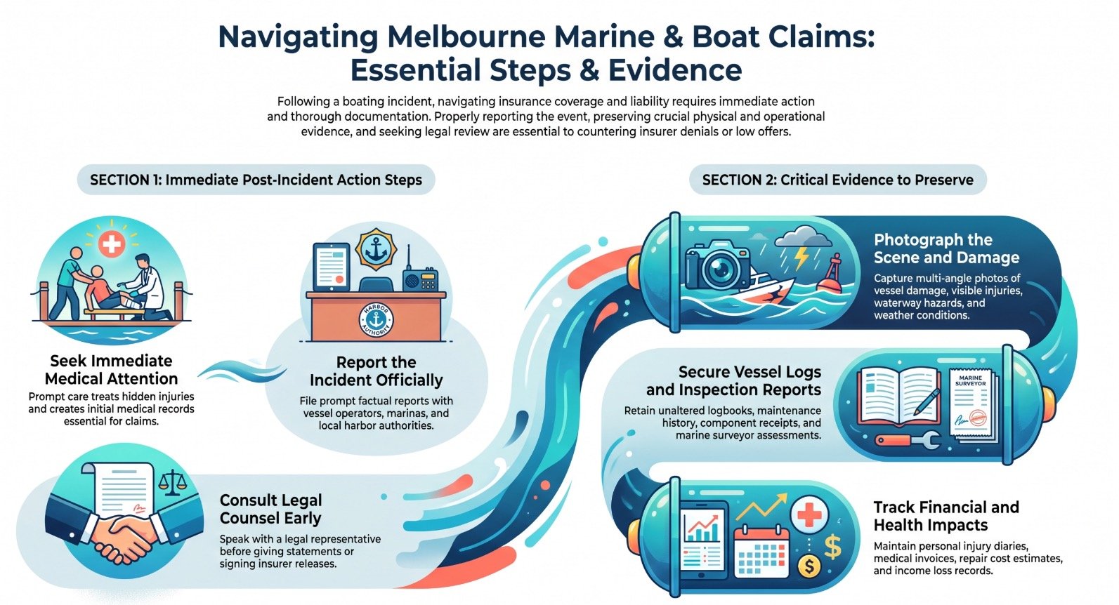 Abogado de Reclamaciones de Propiedad de Barcos y Marítimos en Melbourne