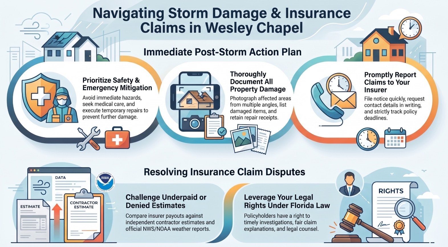 Wesley Chapel Property Claim Storm & Weather Damage Lawyer