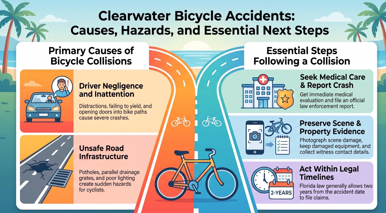 Abogado de Accidentes de Bicicleta en Clearwater