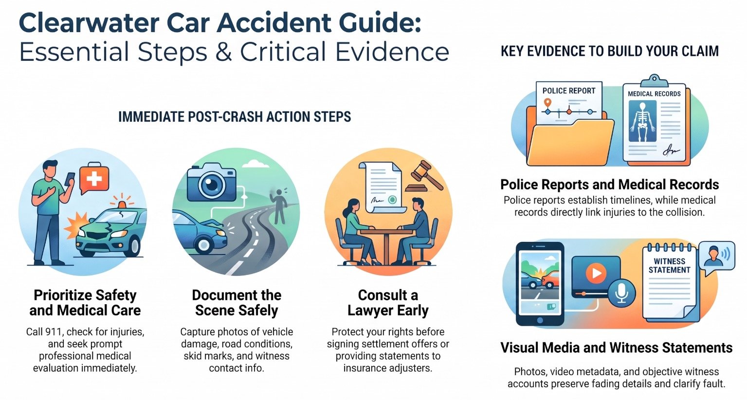 Clearwater Car Accident Injuries Lawyer