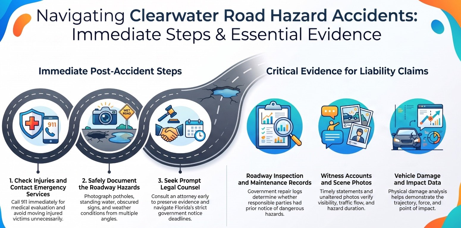 Clearwater Car Accident Road & Highway Conditions Lawyer