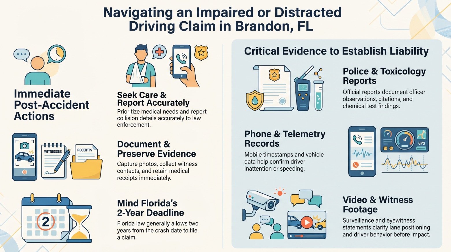 Brandon Car Accident Impaired & Distracted Driving Lawyer
