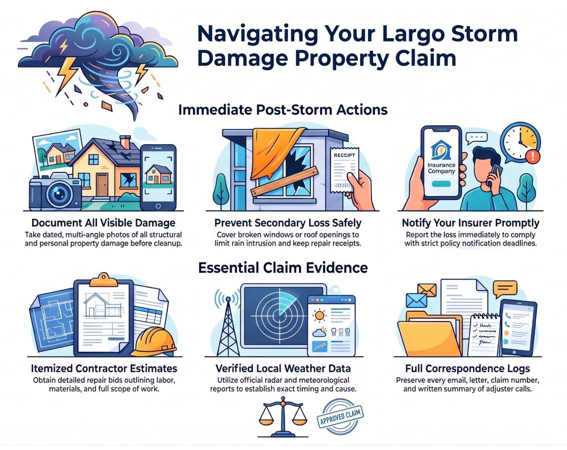 Largo Property Claim Storm & Weather Damage Lawyer