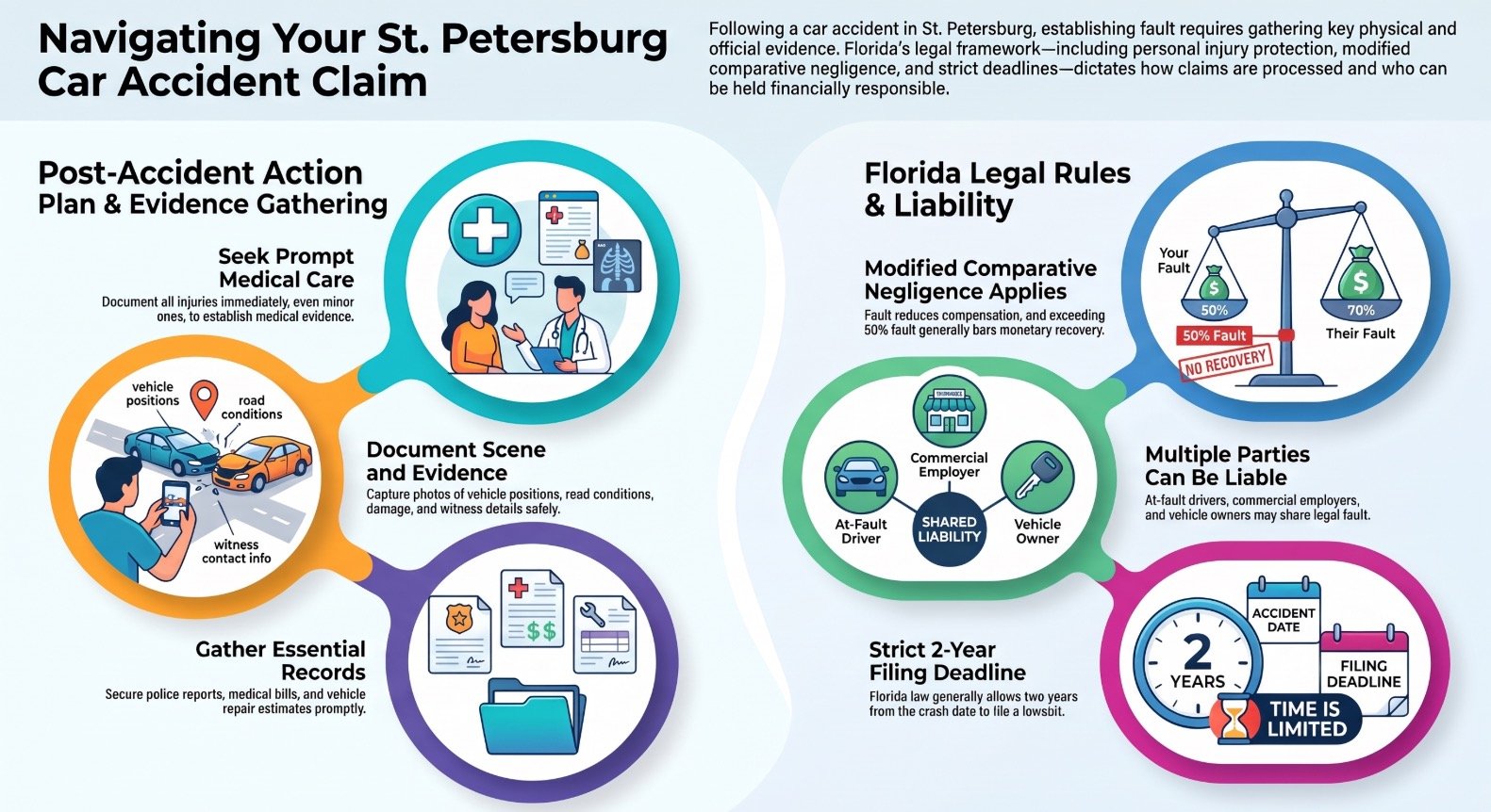 St. Petersburg Car Accident At-Fault Parties Lawyer