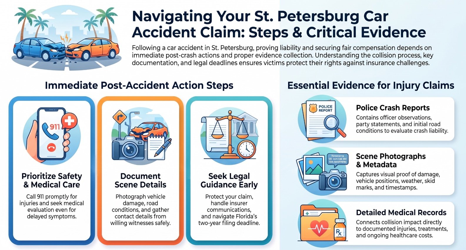 St. Petersburg Car Accident Collision Types Lawyer