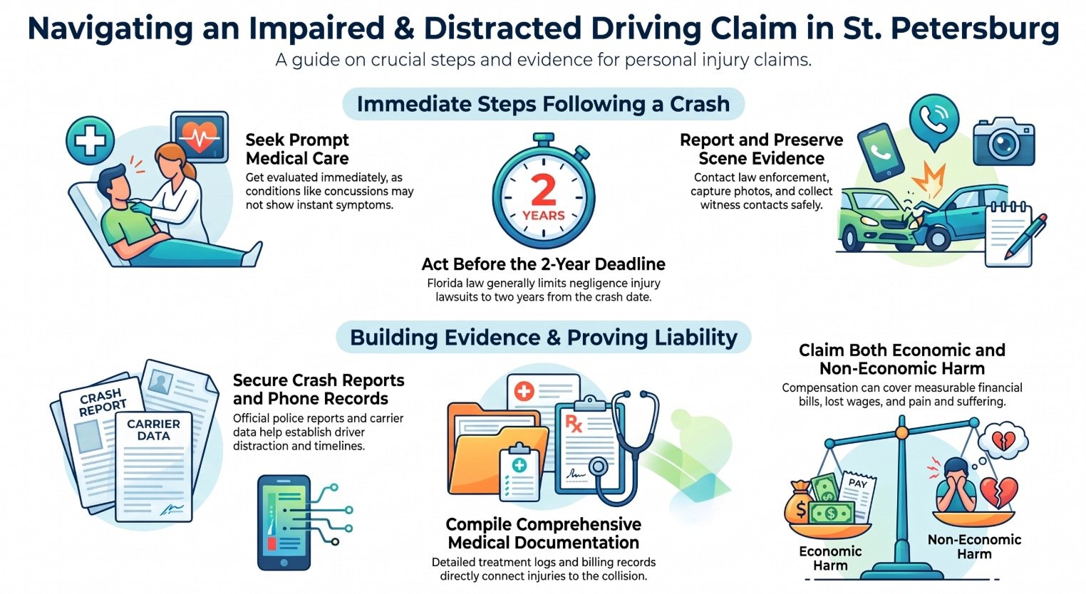 St. Petersburg Car Accident Impaired & Distracted Driving Lawyer