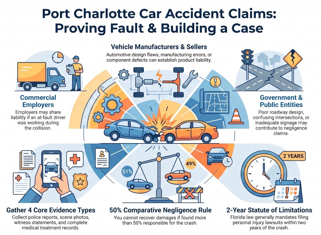Port Charlotte Car Accident At-Fault Parties Lawyer