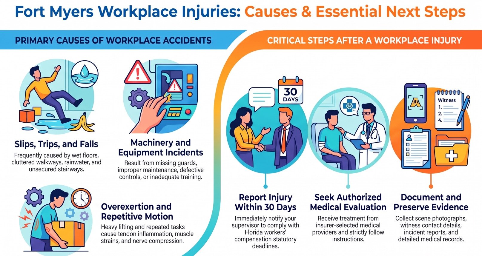 Fort Myers Workers Compensation Accident Causes Lawyer