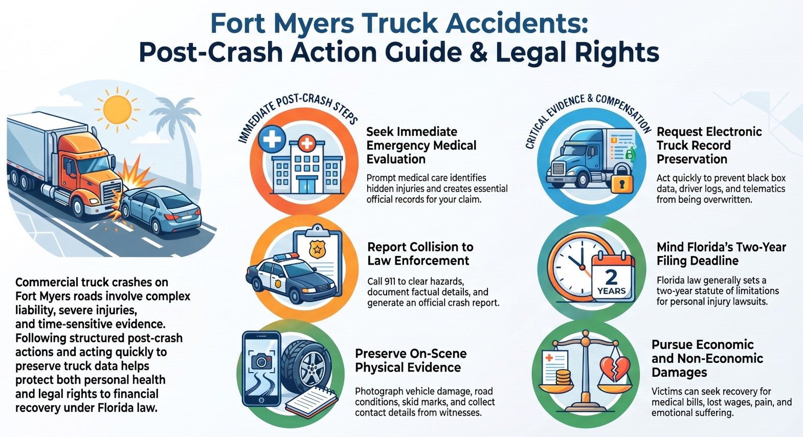 Fort Myers Truck Accident Roads & Highways Lawyer