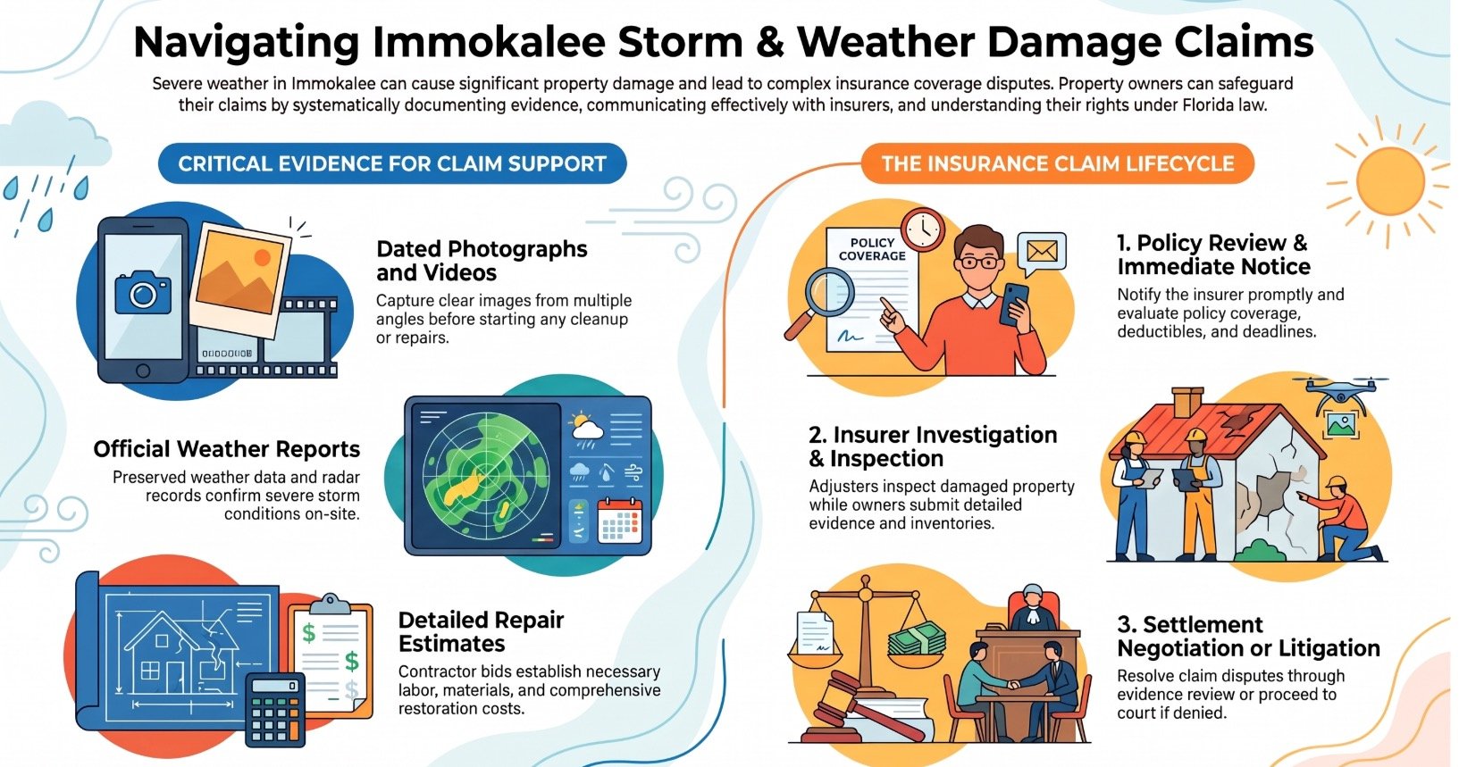 Immokalee Property Claim Storm & Weather Damage Lawyer