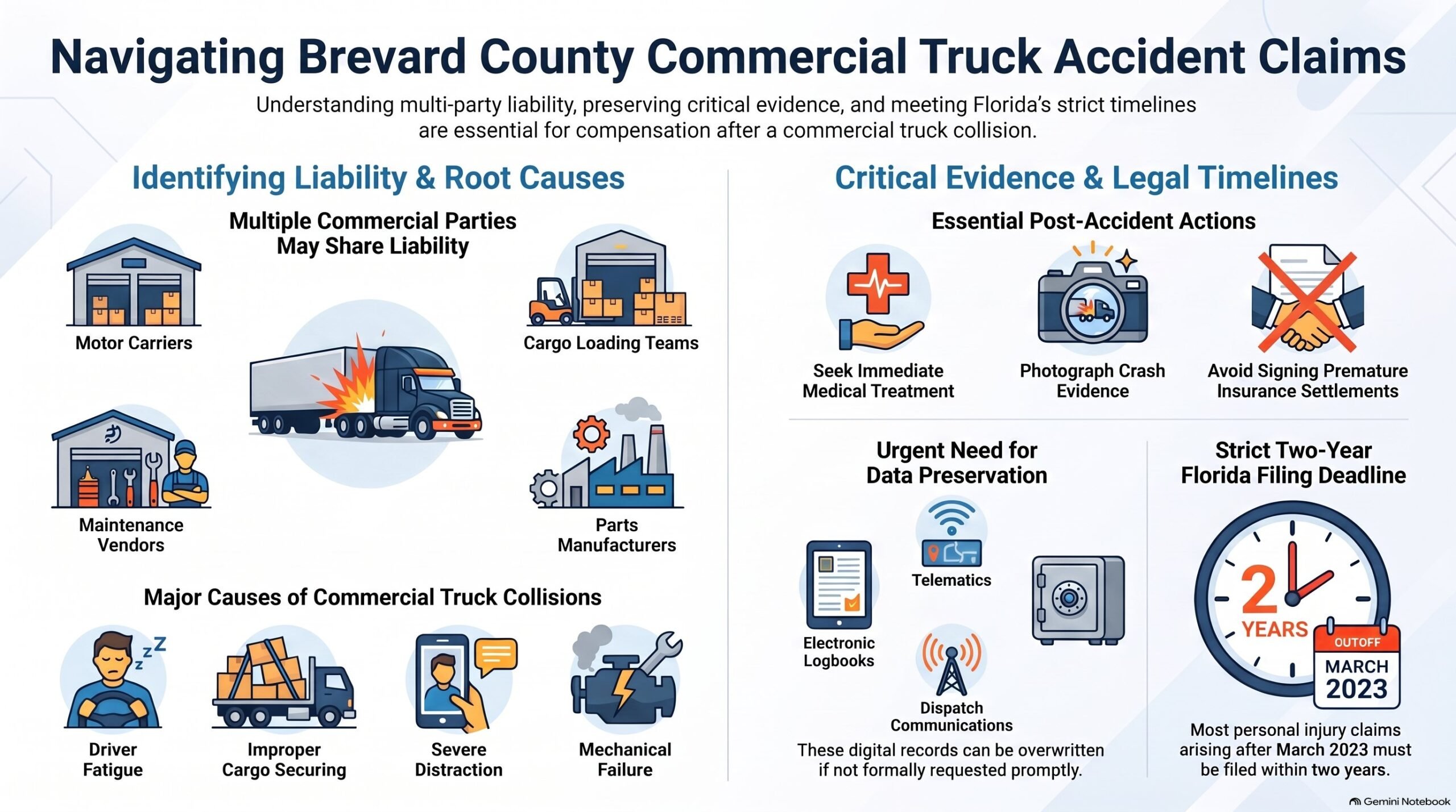 Commercial Truck Accident Claims Guide