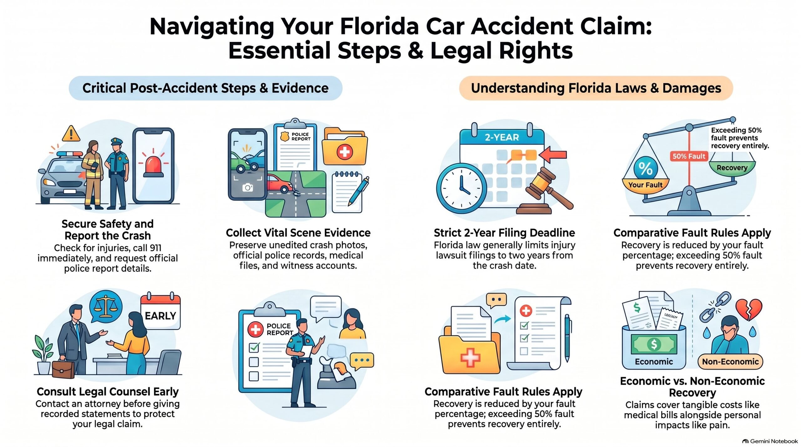 Florida Car Accident Claim Guide