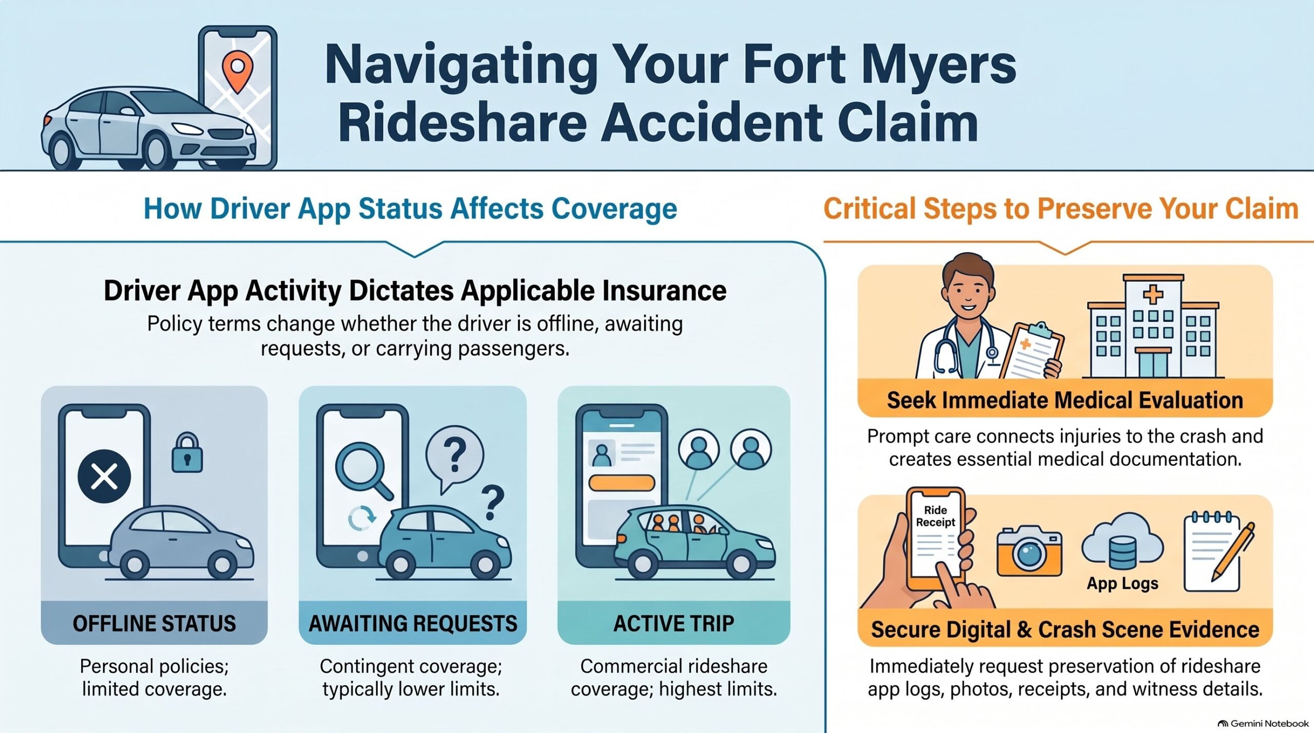 Fort Myers Rideshare Claim Guide