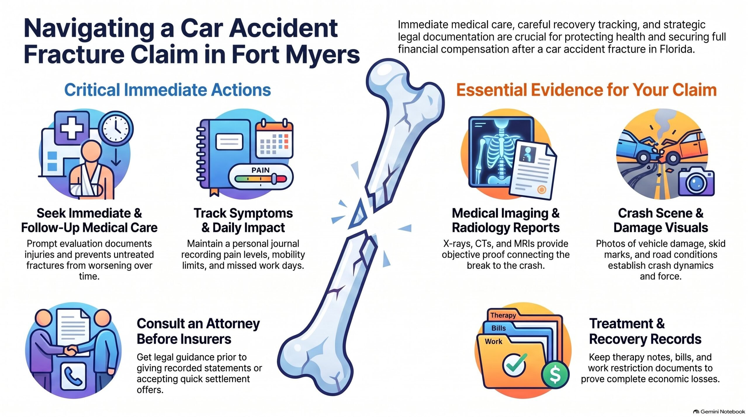 Navigating Car Accident Fracture Claims