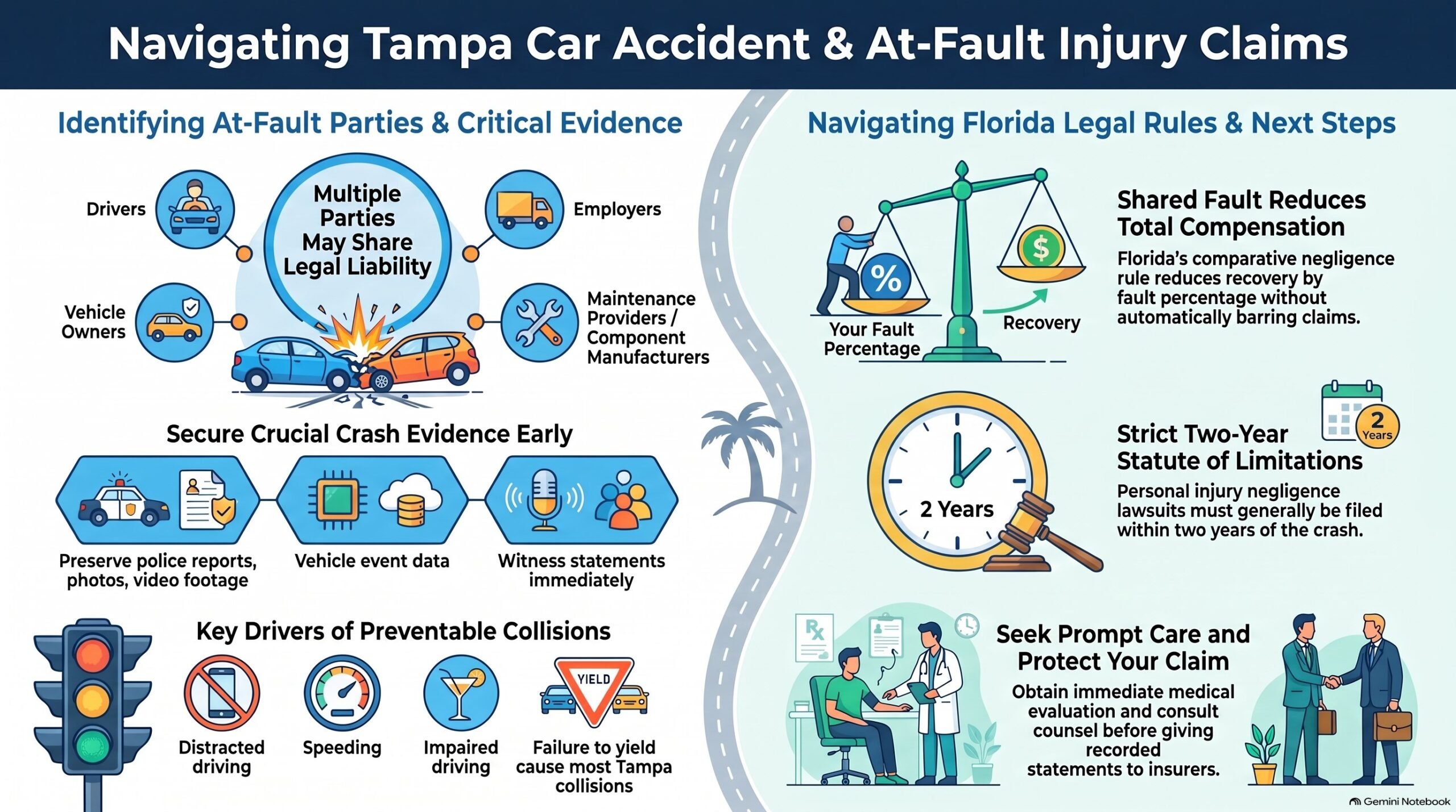 Navigating Tampa Car Accident Claims