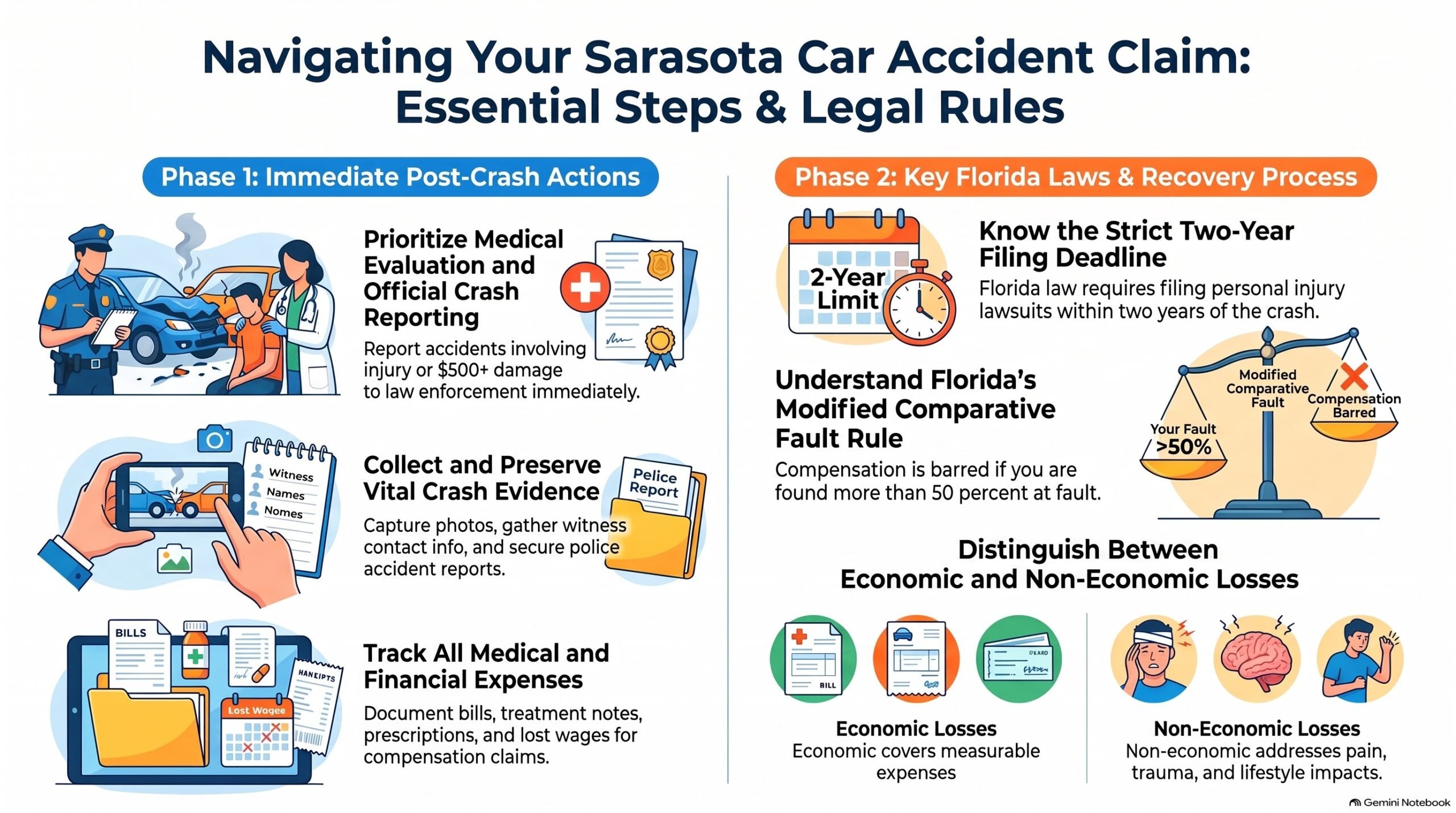Sarasota Car Accident Claim Guide