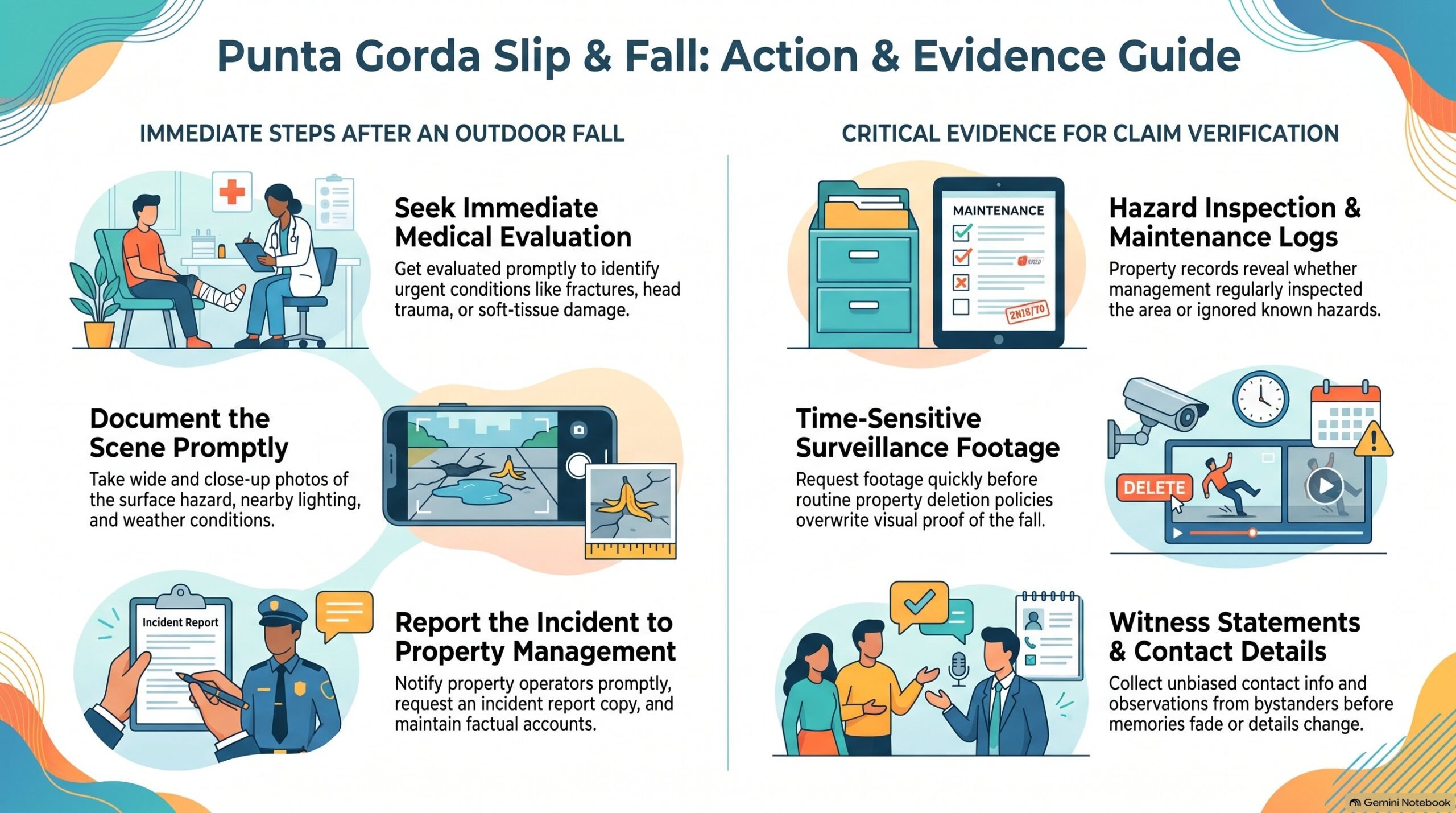 Slip and Fall Action Guide