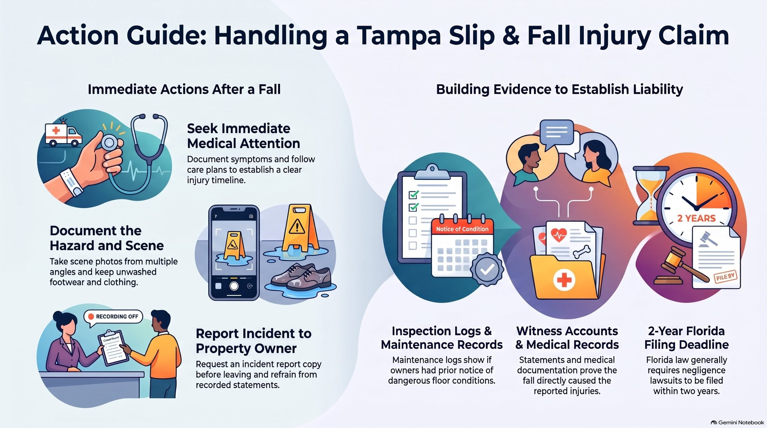 Slip and Fall Action Guide