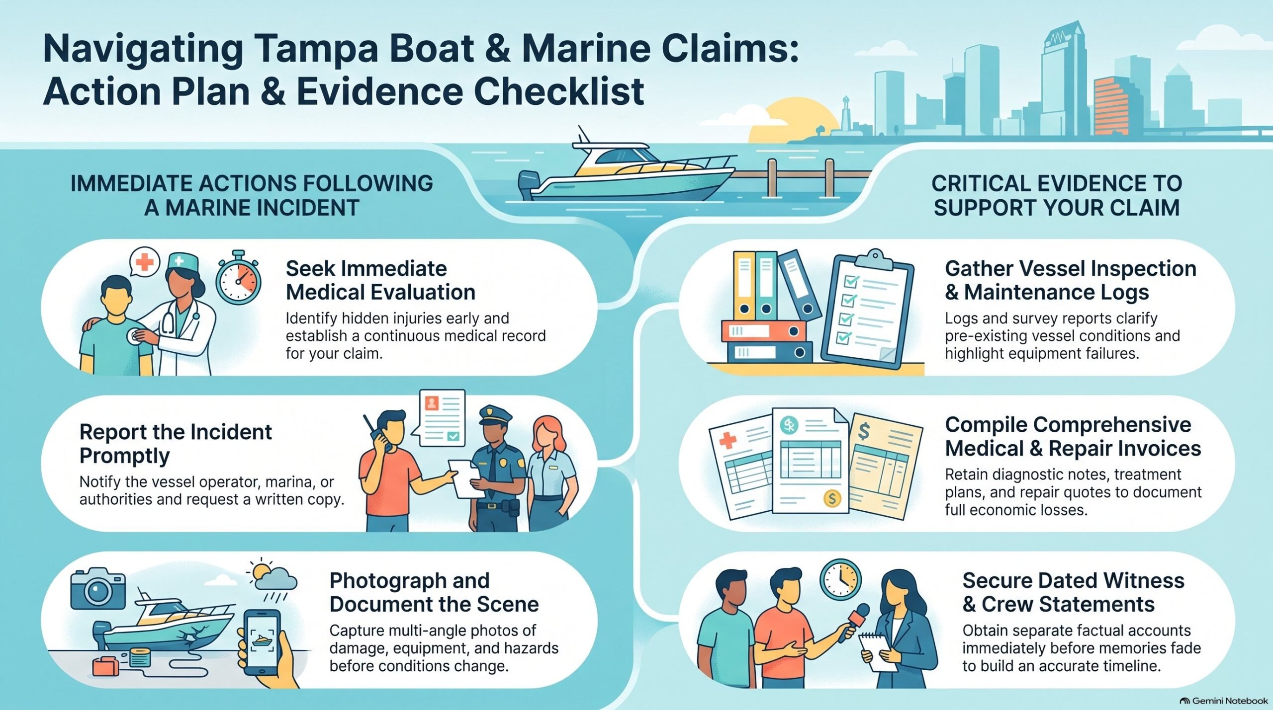 Tampa Marine Claims Action Plan