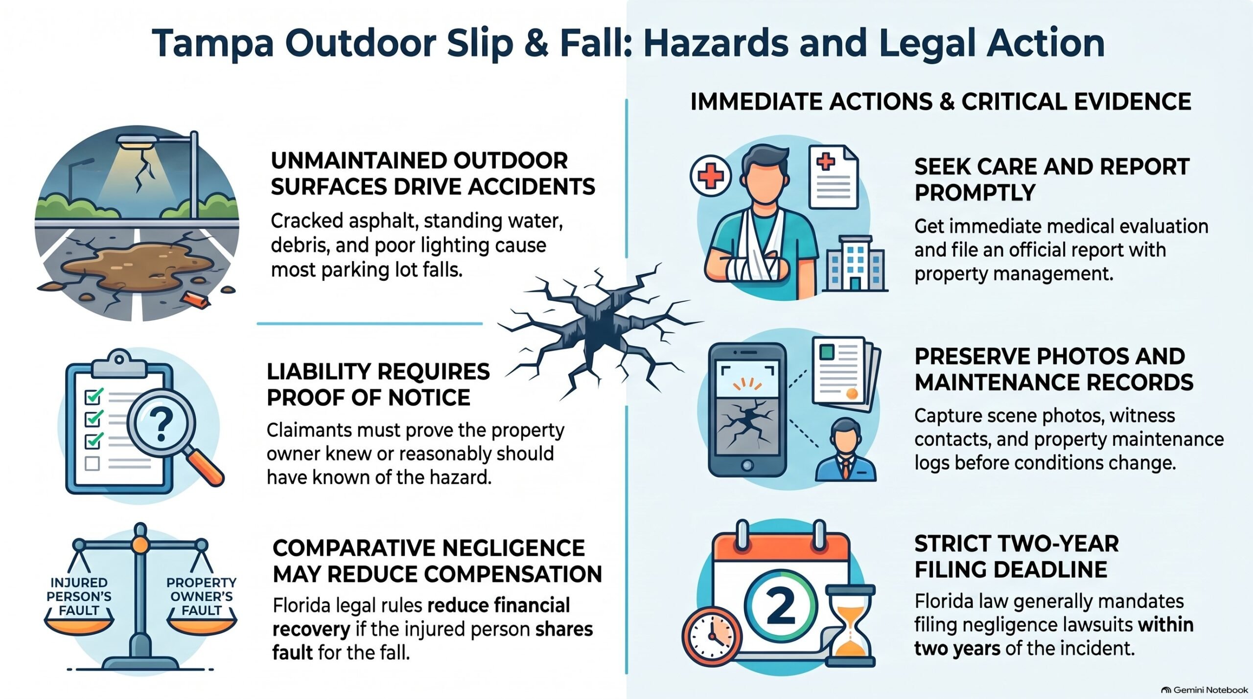 Tampa Outdoor Slip and Fall