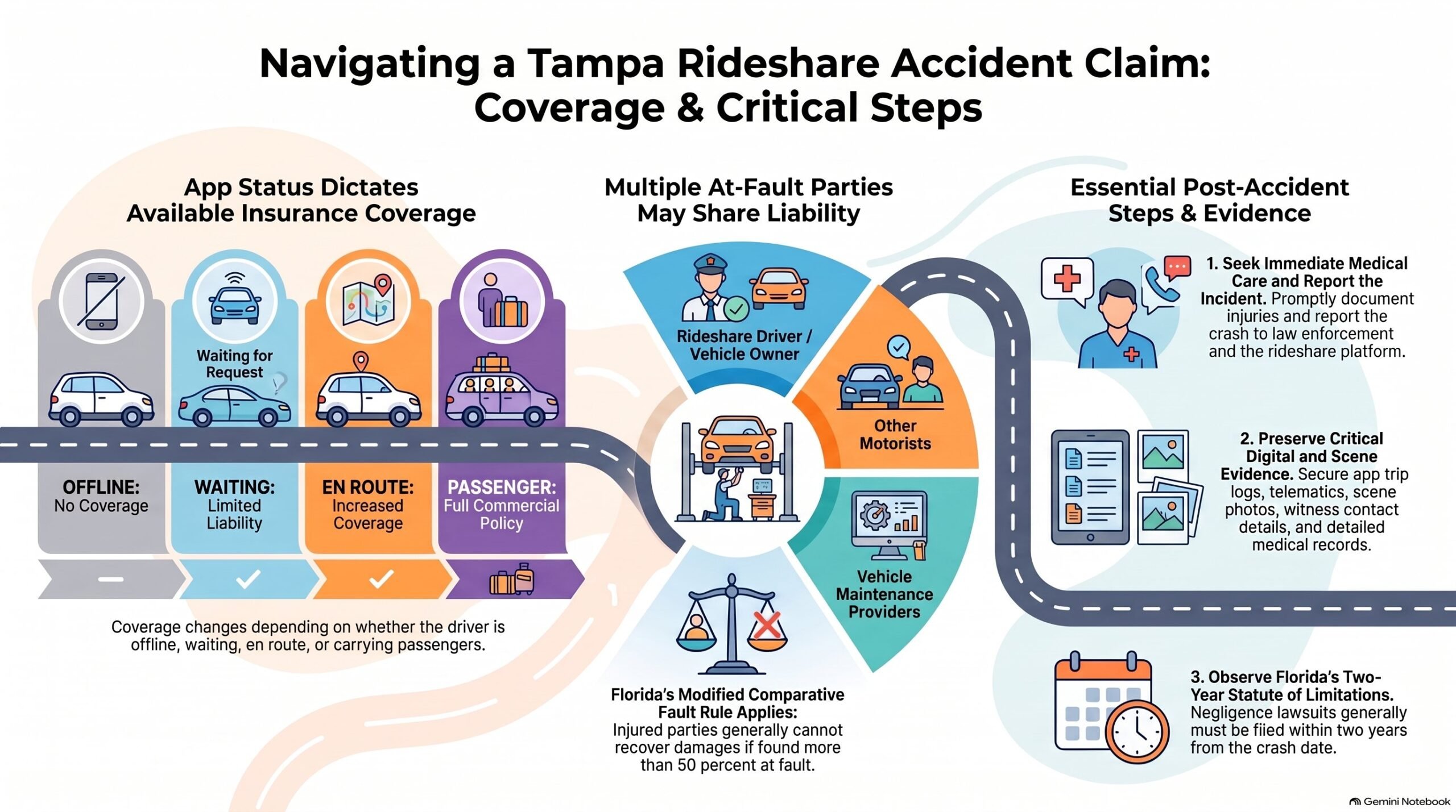 Tampa Rideshare Accident Claim Guide