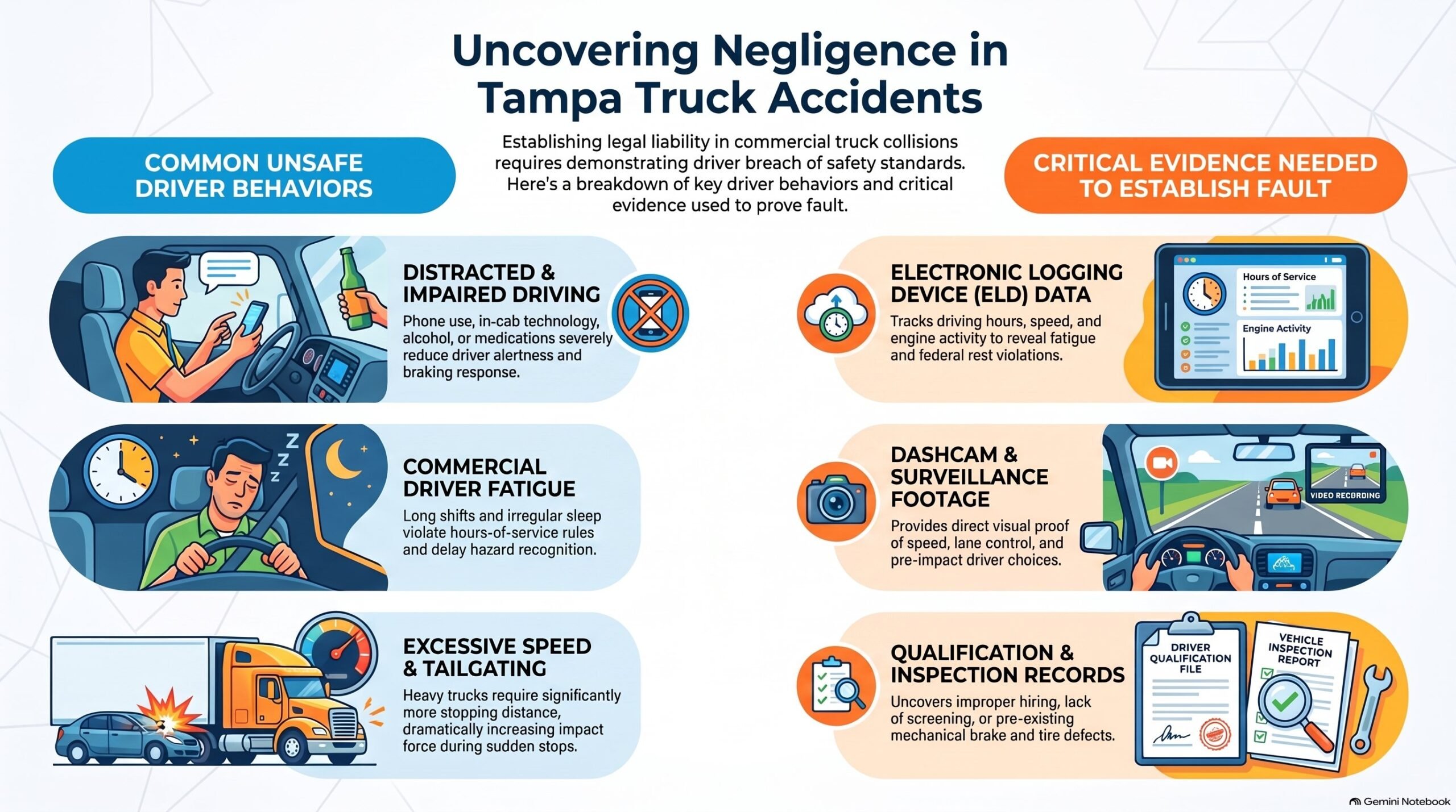 Uncovering Tampa Truck Accident Negligence