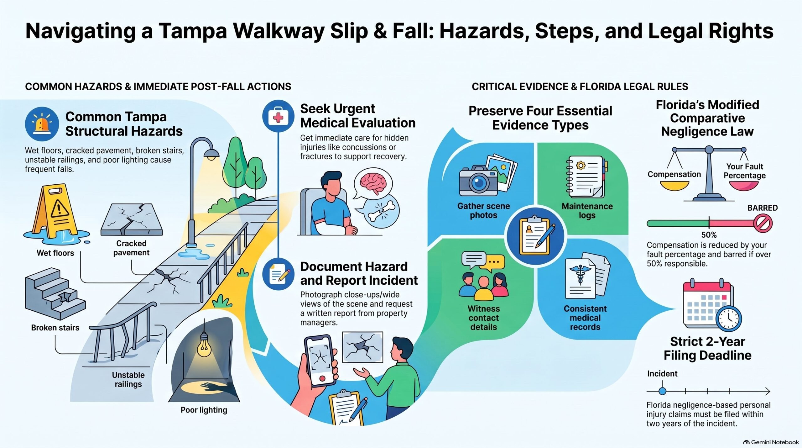 Walkway Slip and Fall Guide